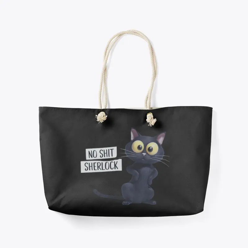 Whimsical Black Cat