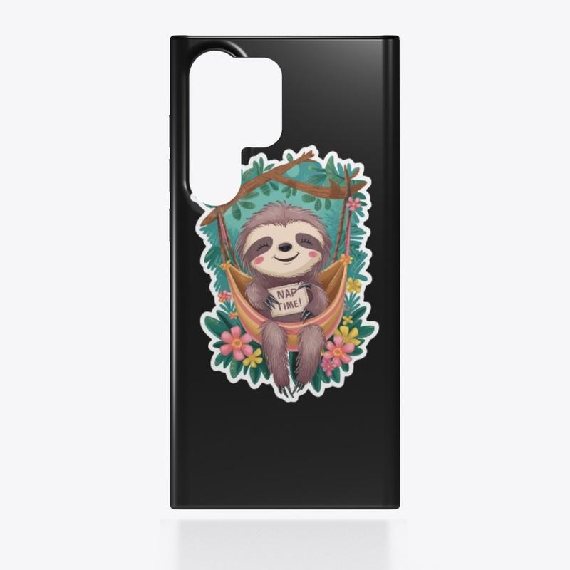 Cozy Sloth 'Nap Time!  Whimsical Touch