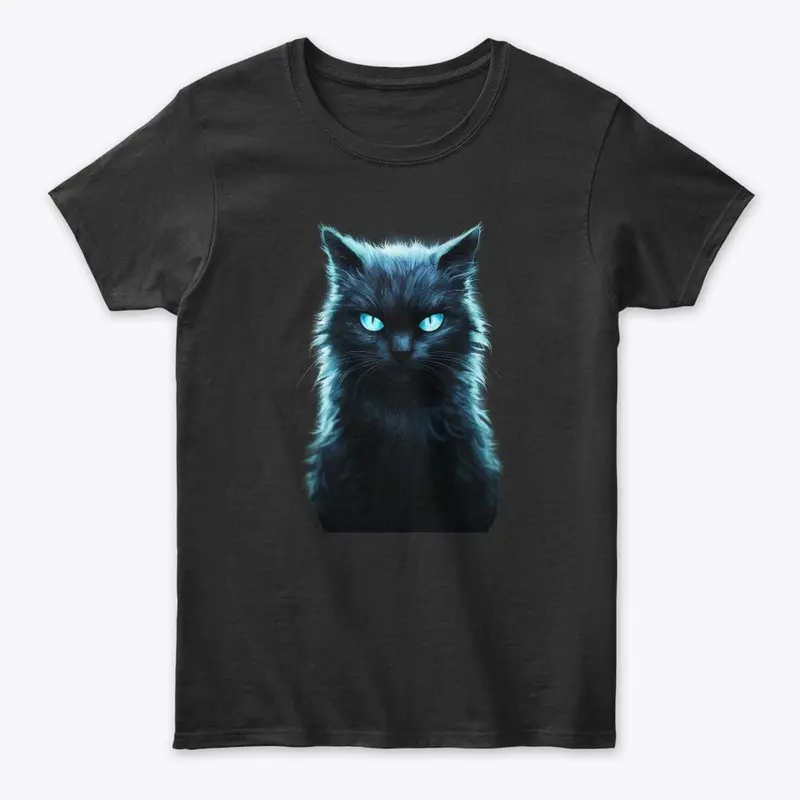 Enchanted Feline Glow - Cat Pun Designs 