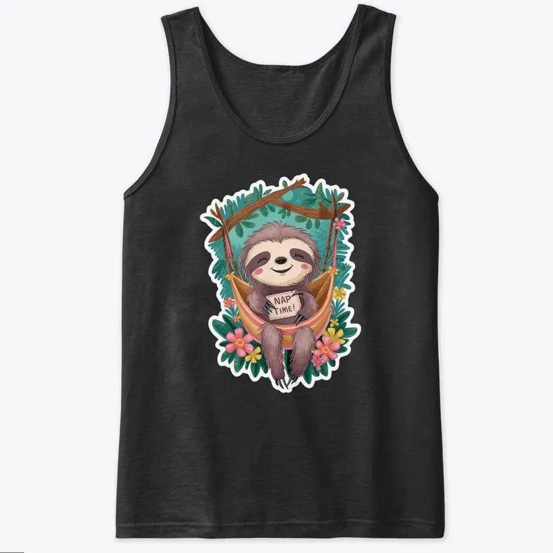 Cozy Sloth 'Nap Time!  Whimsical Touch