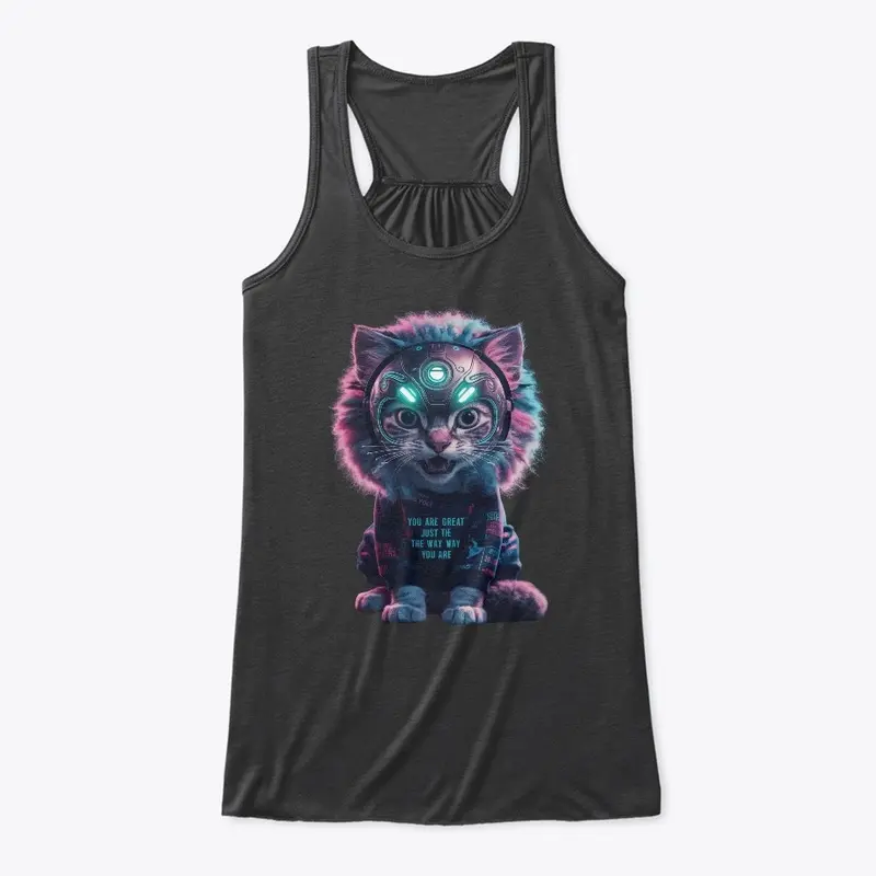 Unleash Your Inner , Lion Mask Cat Print