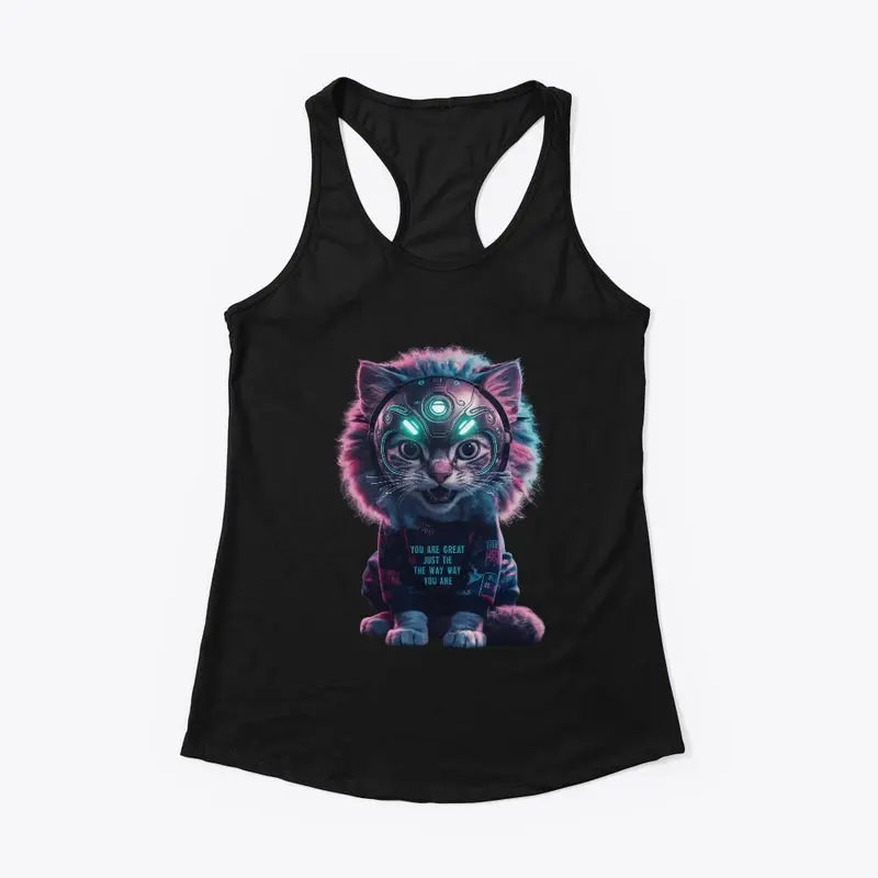 Unleash Your Inner , Lion Mask Cat Print